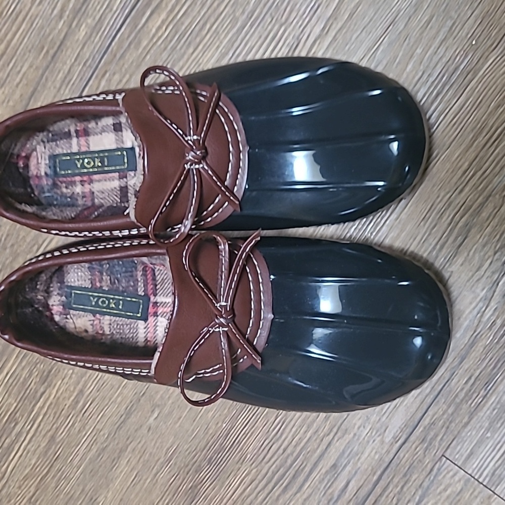 Yoki, 6, Black and Brown Dylan Shoes